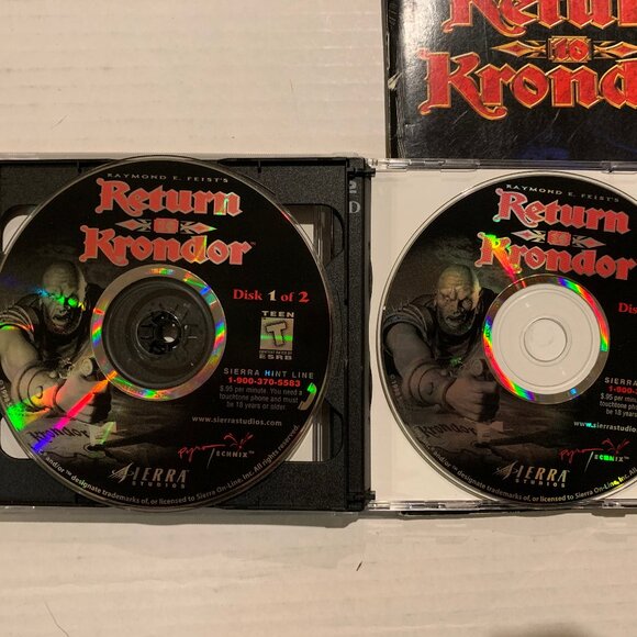 Return to Krondor PC CD-ROM Computer Game 1998 with Manual - Picture 2 of 6